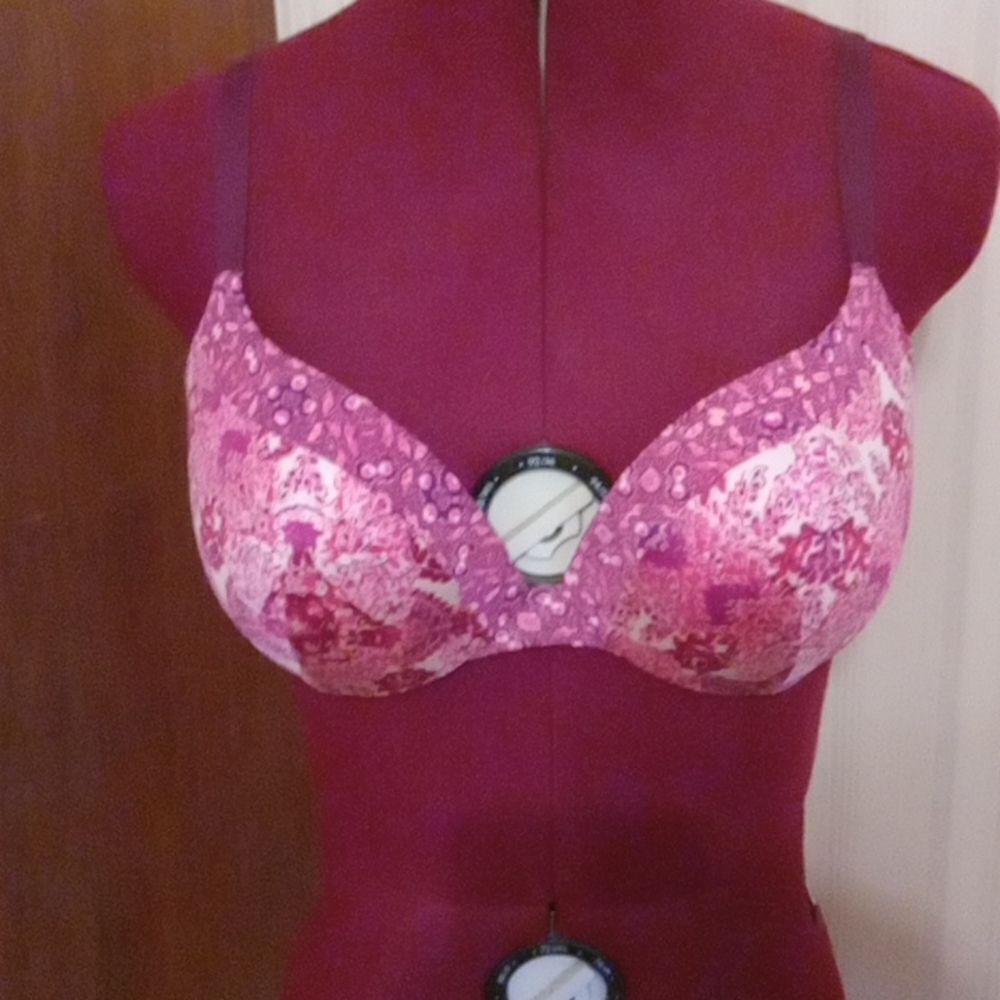 Victoria's Secret Pink Paisley Push-Up Bra